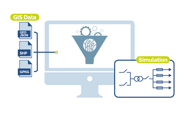 Illustration Roseau ETL par Roseau Technologies : modélisation automatisée des réseaux électrique pour la simulation