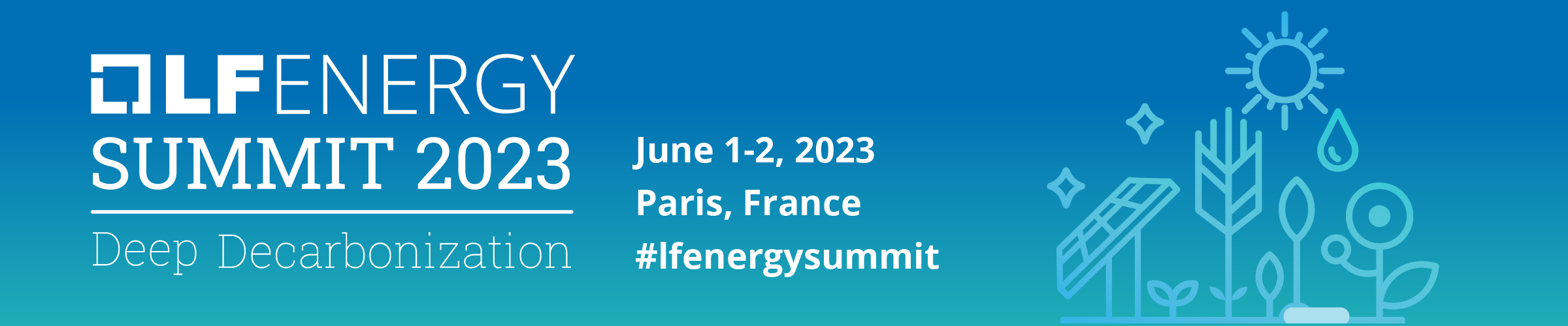The LF Energy Summit will take place on June 1-2 in Paris.