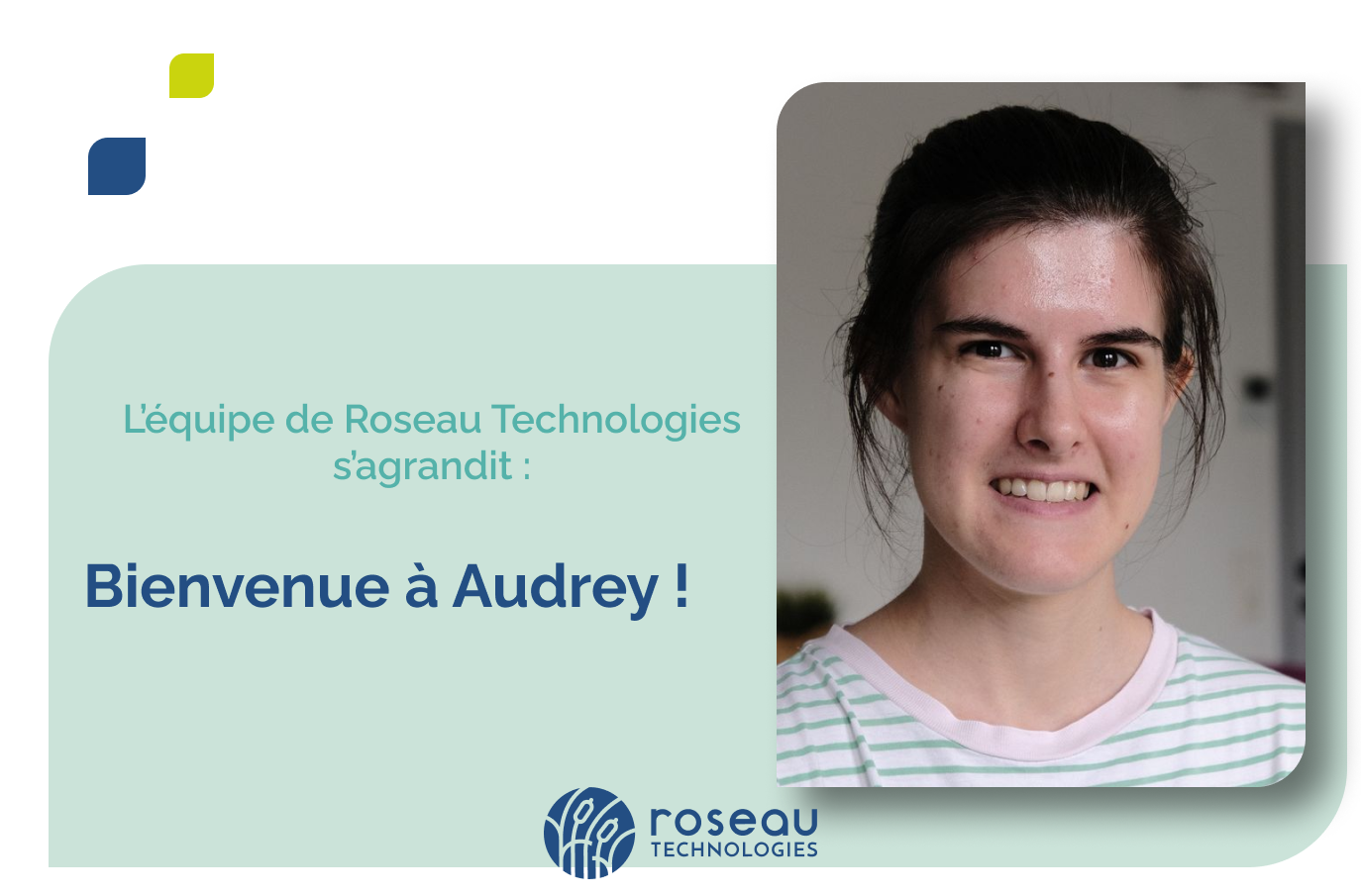 Audrey rejoint Roseau Technologies